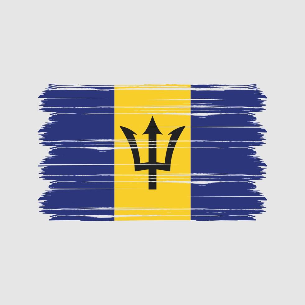 vector de la bandera de barbados. bandera nacional
