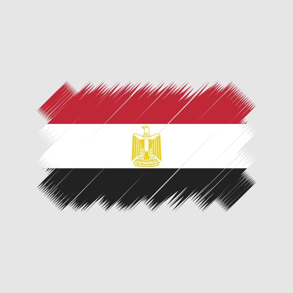 Egypt Flag Brush Vector. National Flag vector