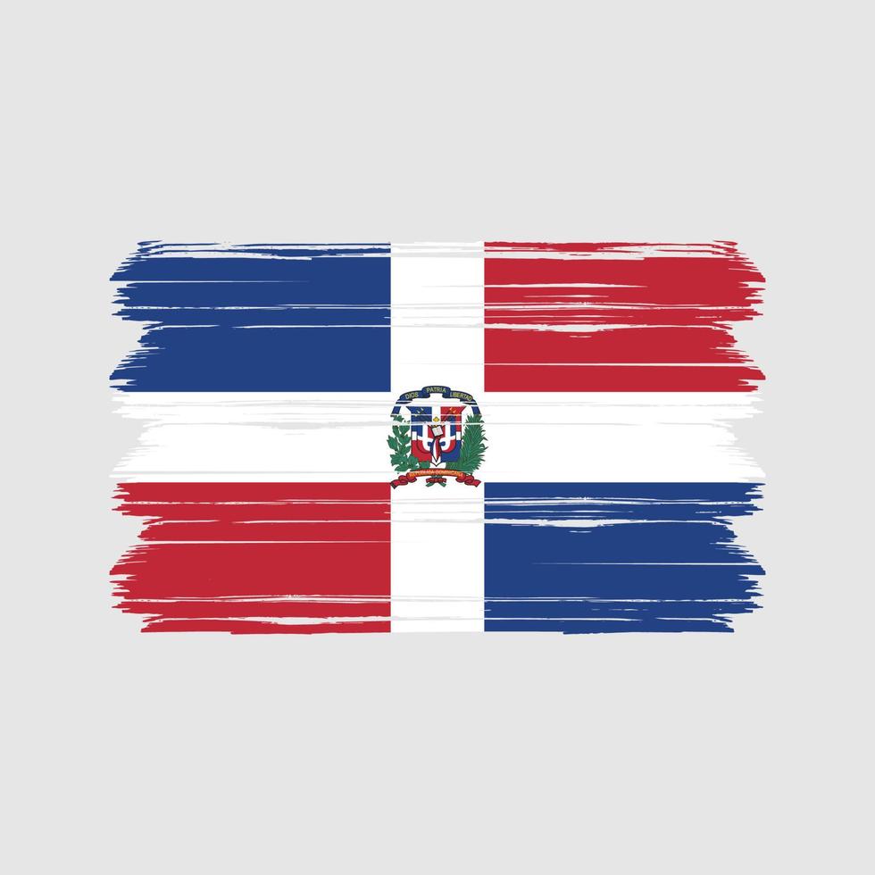 Dominican Republic Flag Vector. National Flag vector