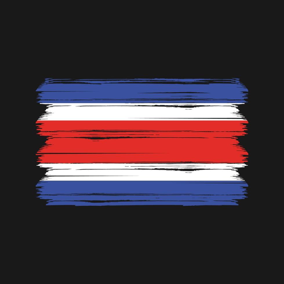 vector de la bandera de costa rica. bandera nacional