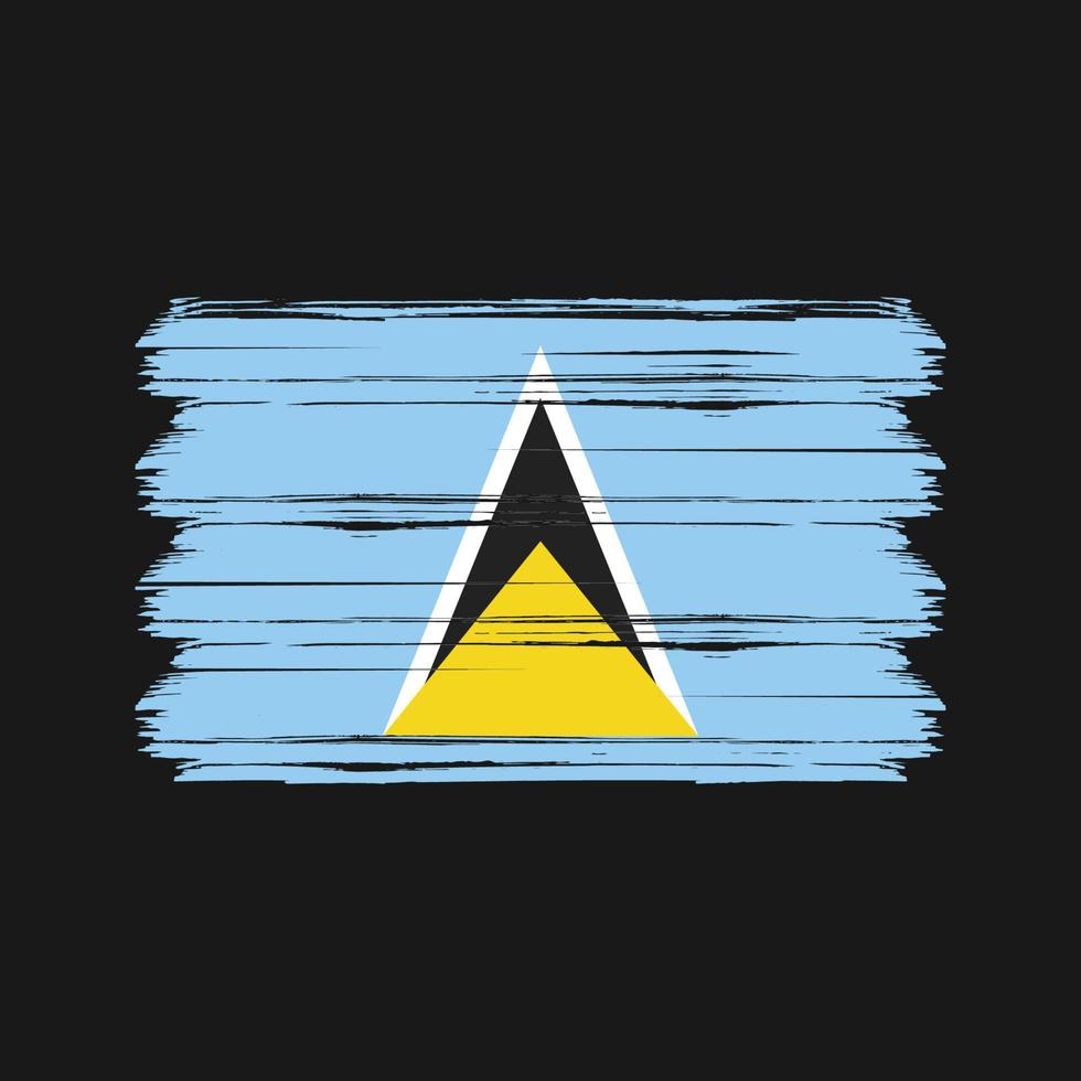 Saint Lucia Flag Vector. National Flag vector