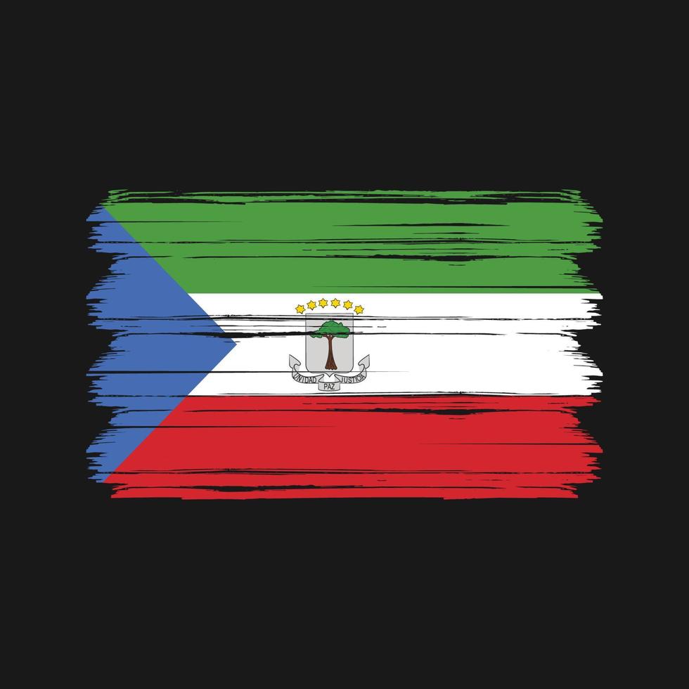 Equatorial Guinea Flag Vector. National Flag vector