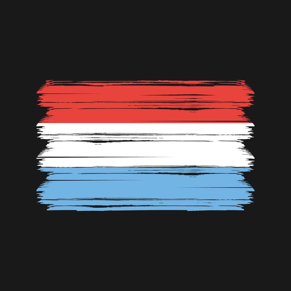 Luxembourg Flag Vector. National Flag vector