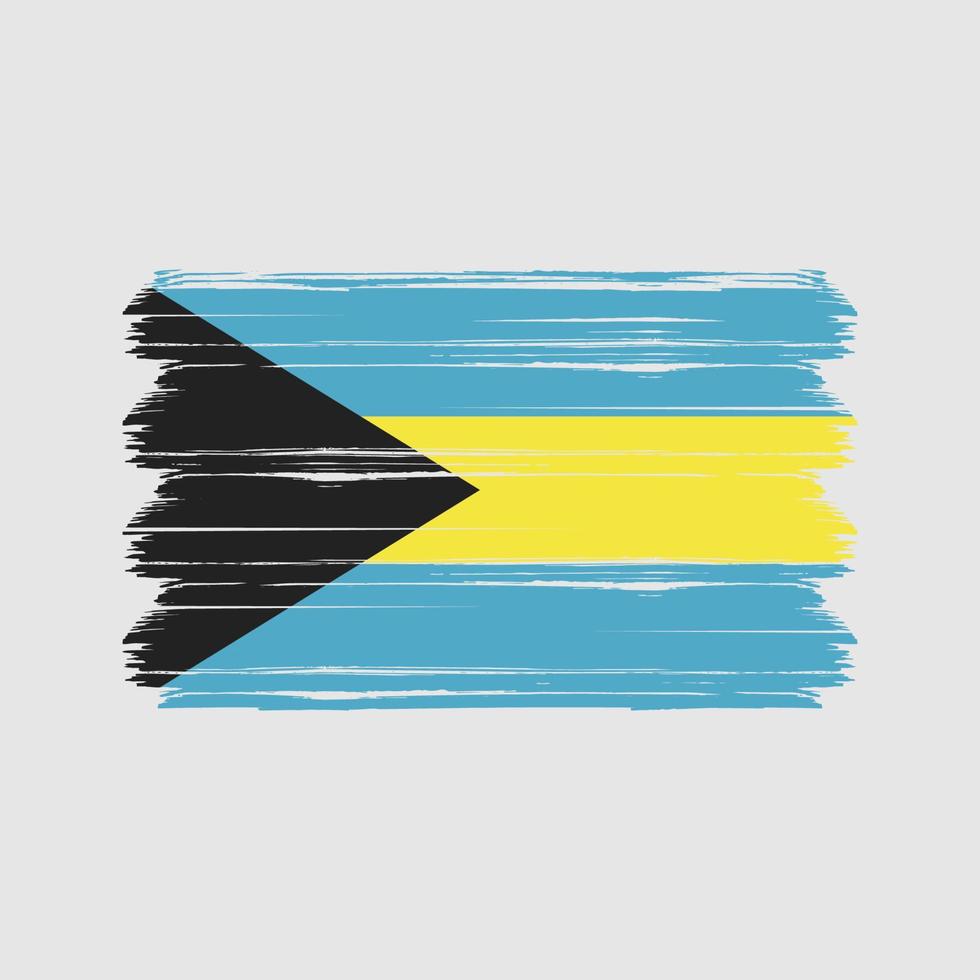 vector de bandera de bahamas. bandera nacional