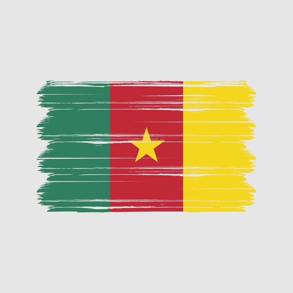 Cameroon Flag Vector. National Flag vector