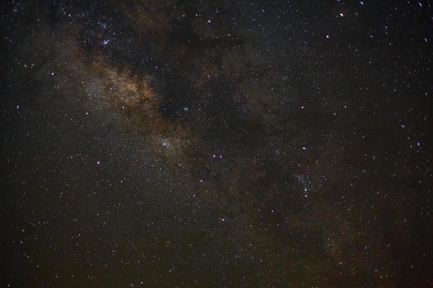 milky way galaxy with stars and space dust in the universe photo
