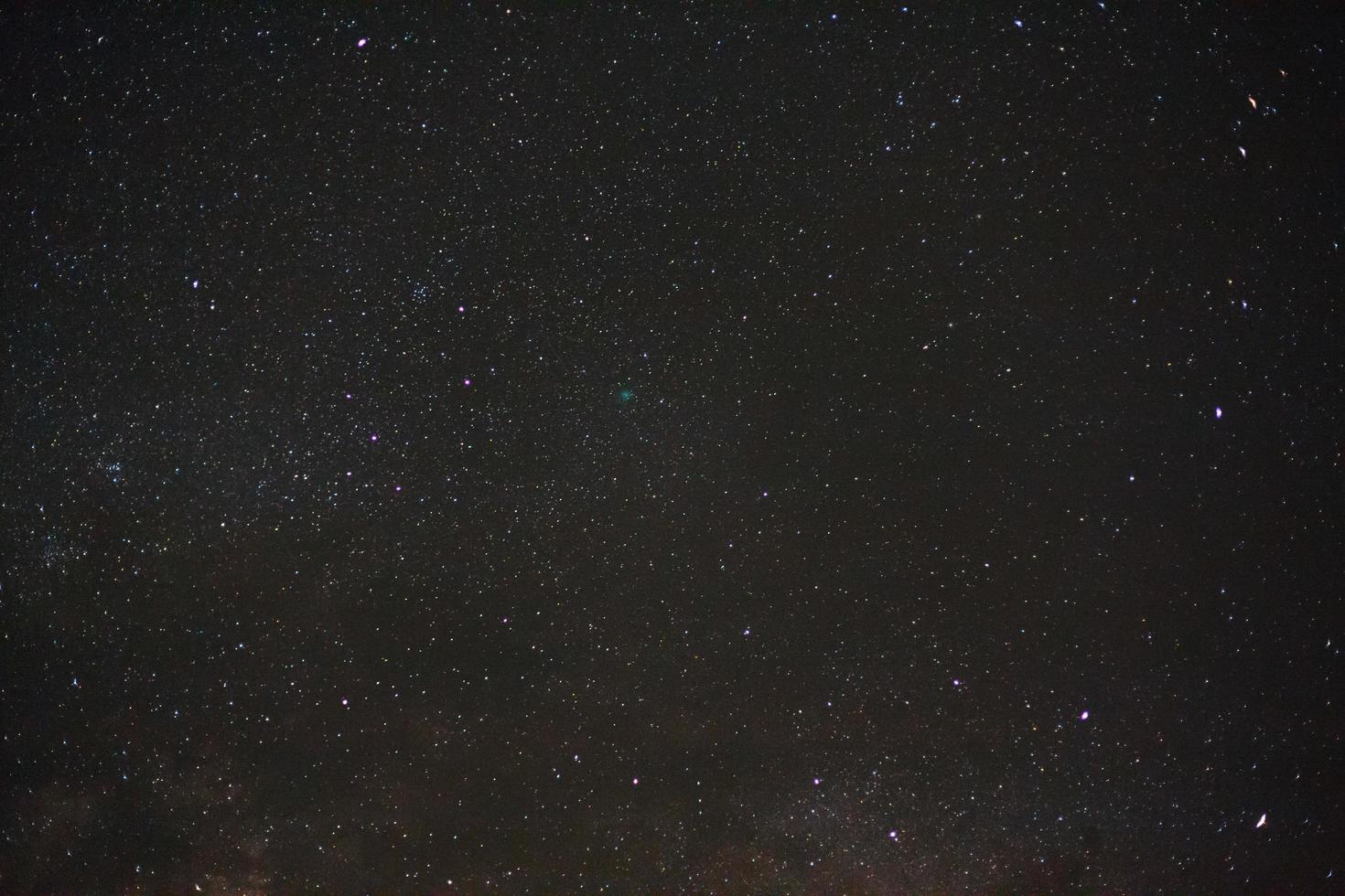 milky way galaxy with stars and space dust in the universe photo