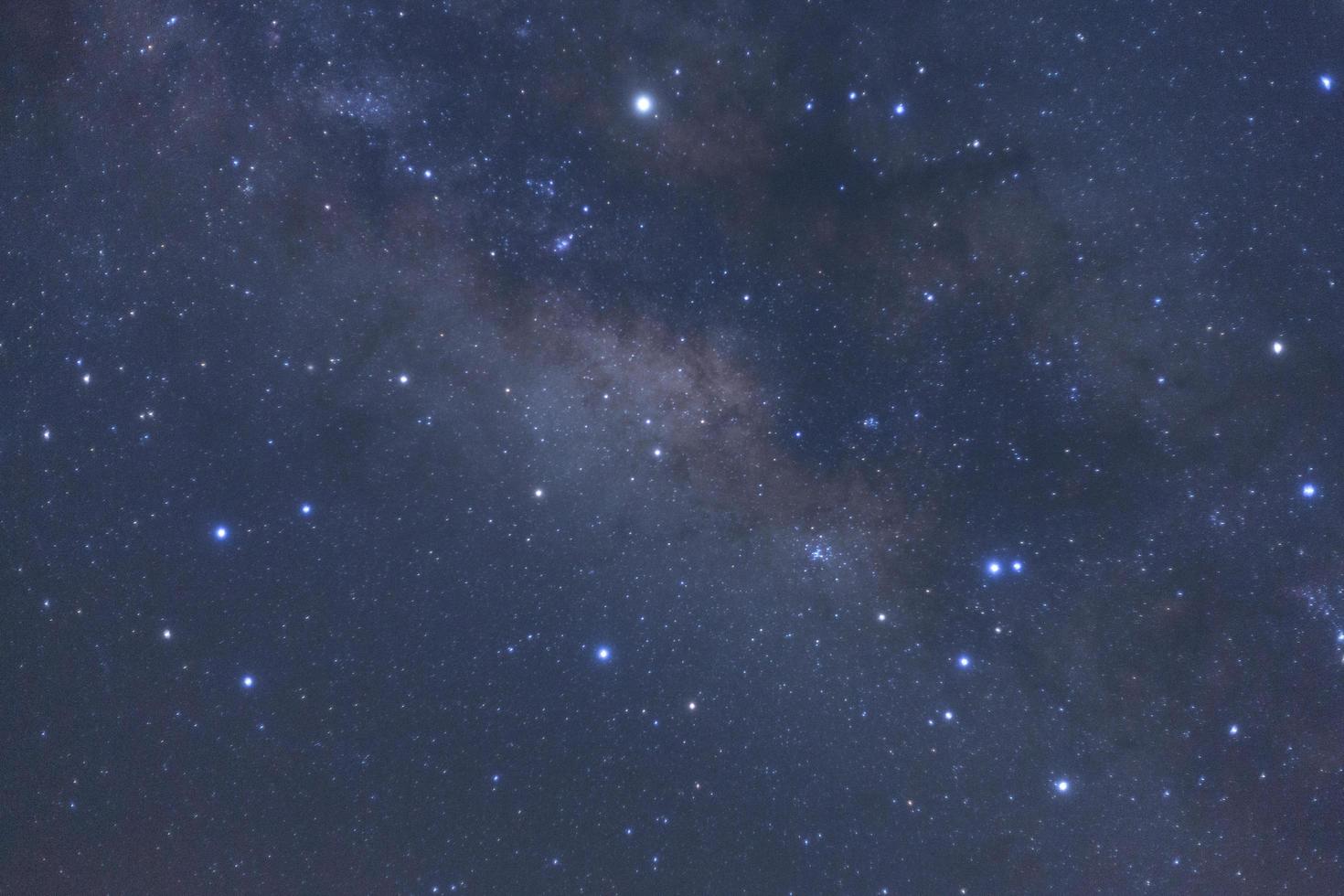 Milky way galaxy with stars and space dust in the universe photo