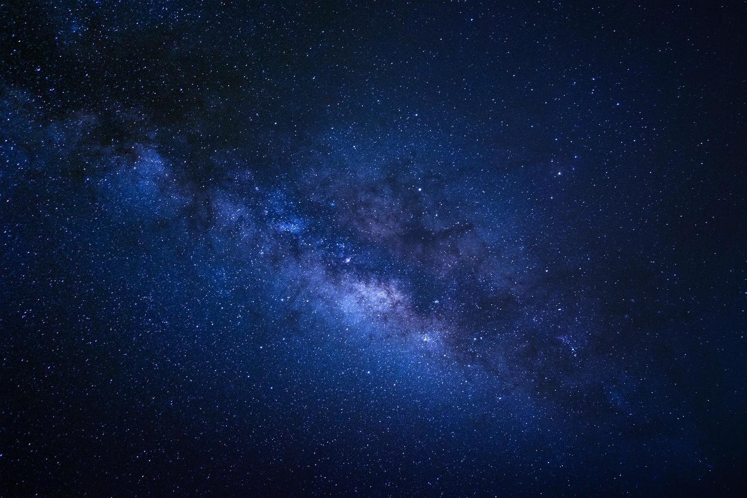 Milky way galaxy with stars and space dust in the universe photo