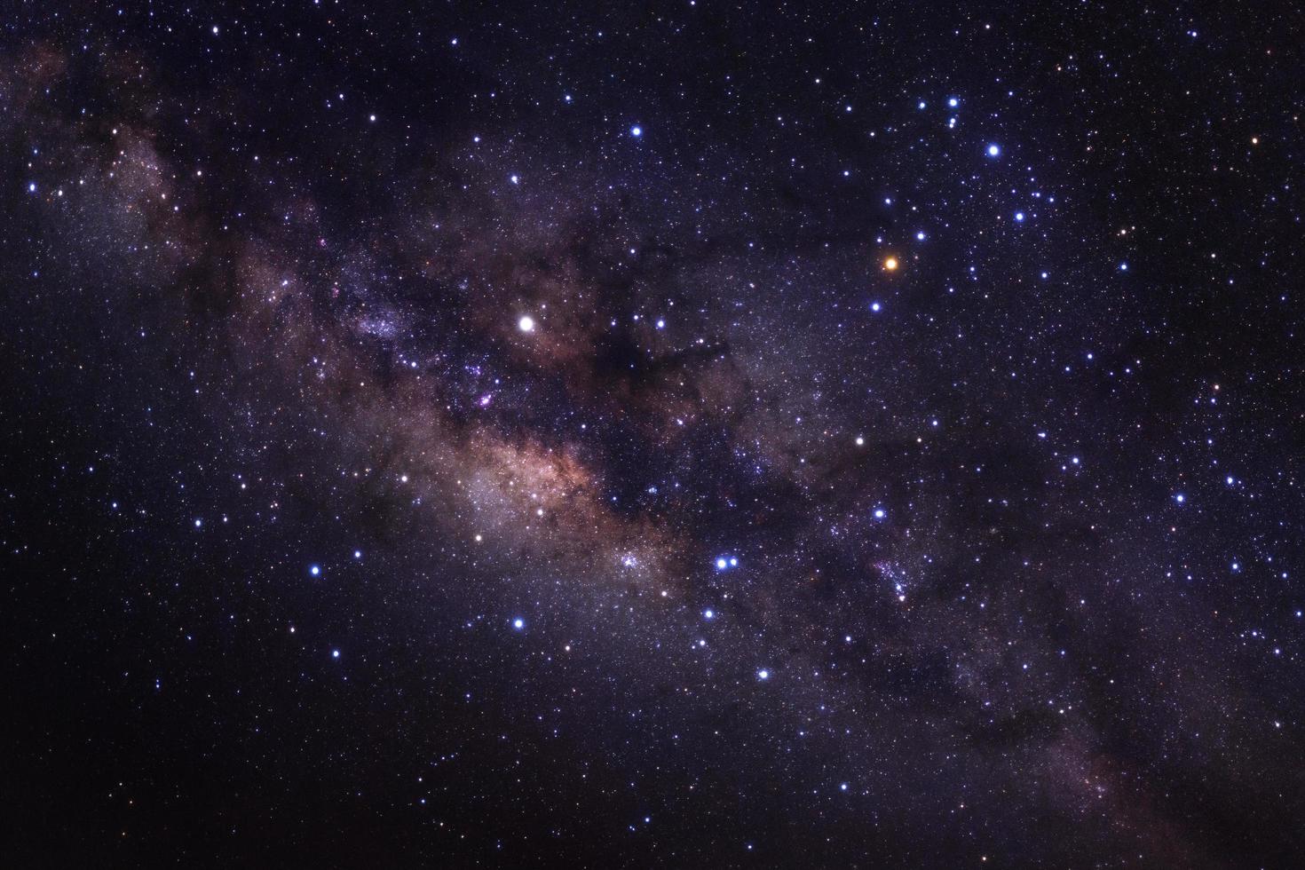 Milky way galaxy with stars and space dust in the universe photo