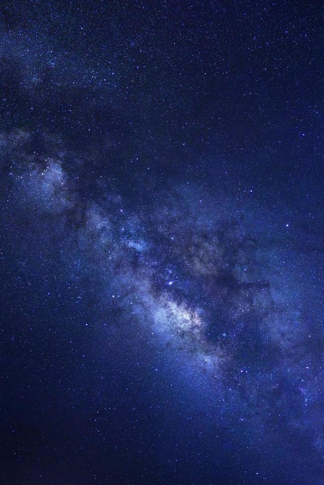 Milky way galaxy with stars and space dust in the universe photo