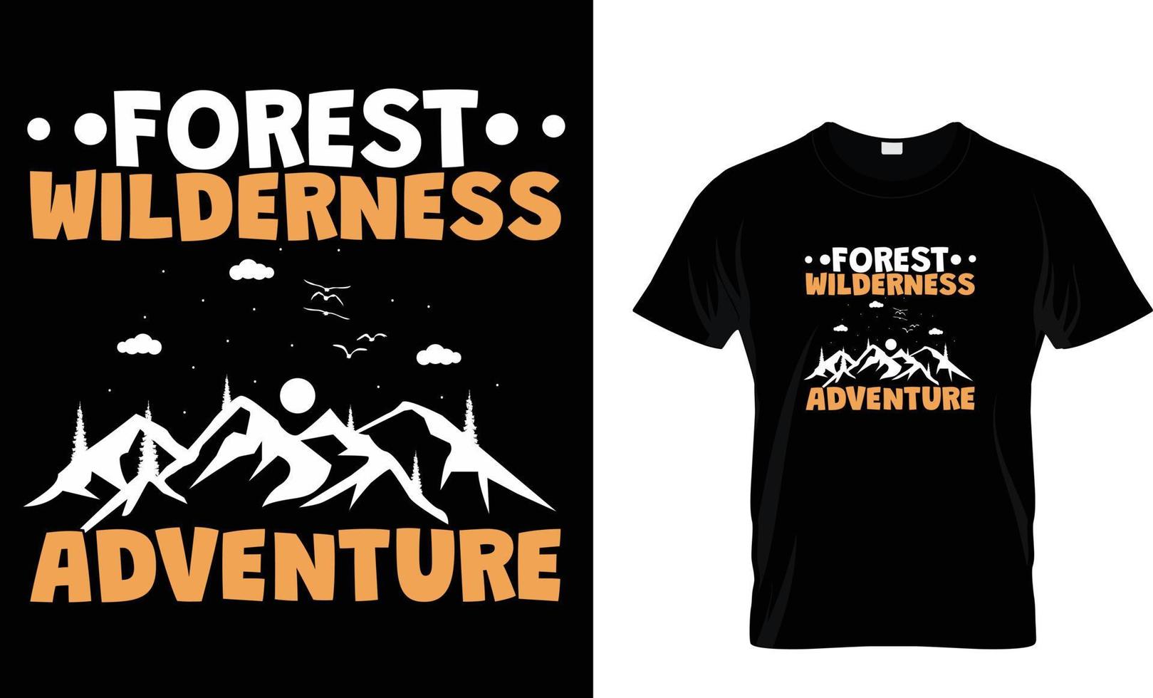 Hiking T-Shirt Design template vector