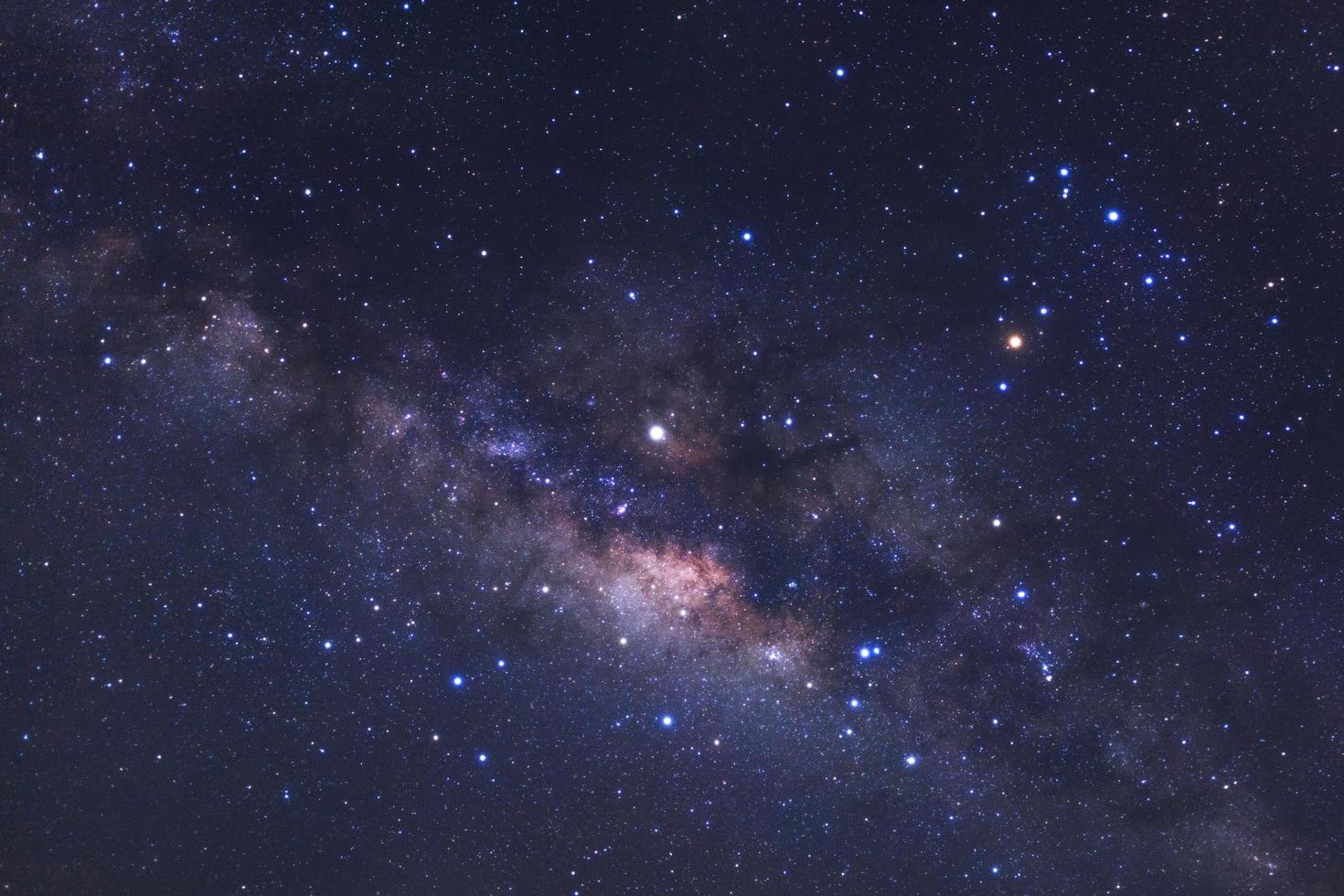 Milky way galaxy with stars and space dust in the universe photo