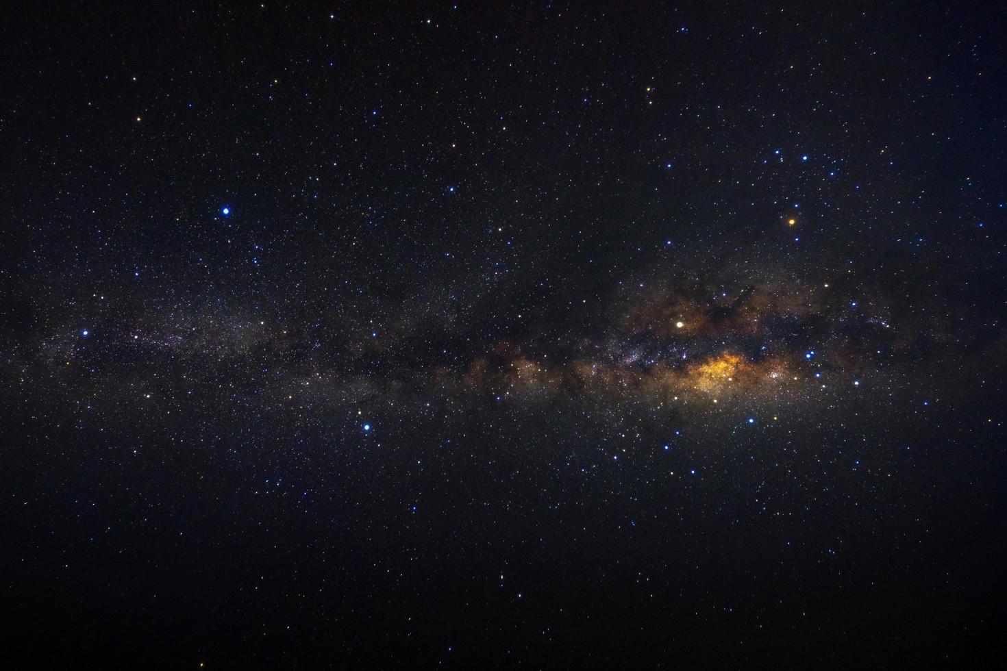 Milky way galaxy with stars and space dust in the universe photo