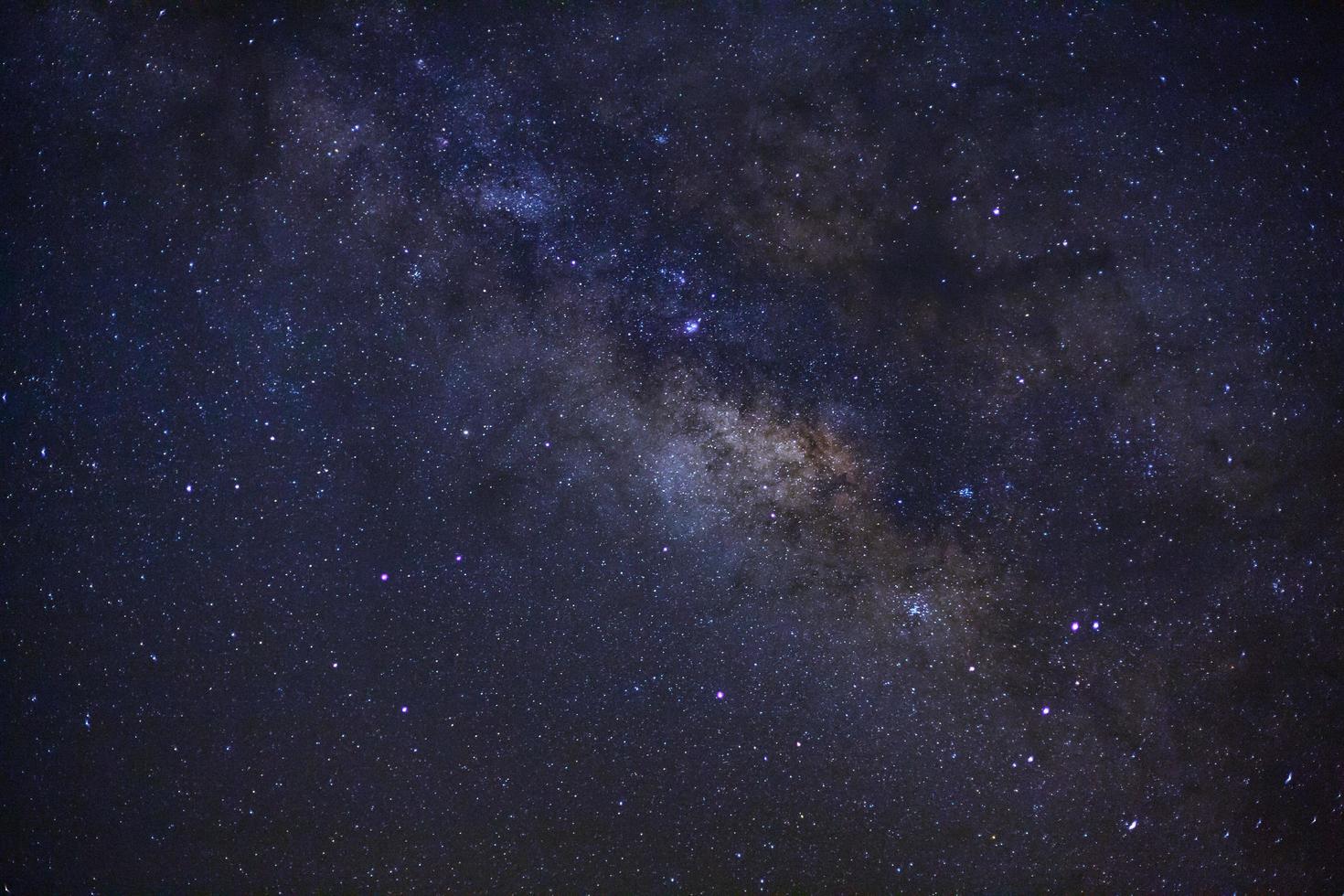 milky way galaxy with stars and space dust in the universe photo