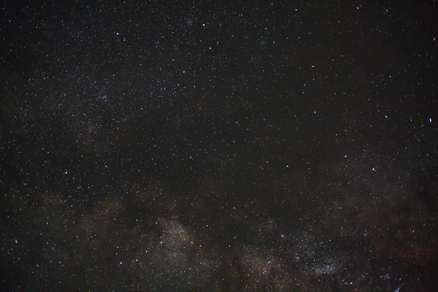 milky way galaxy with stars and space dust in the universe photo