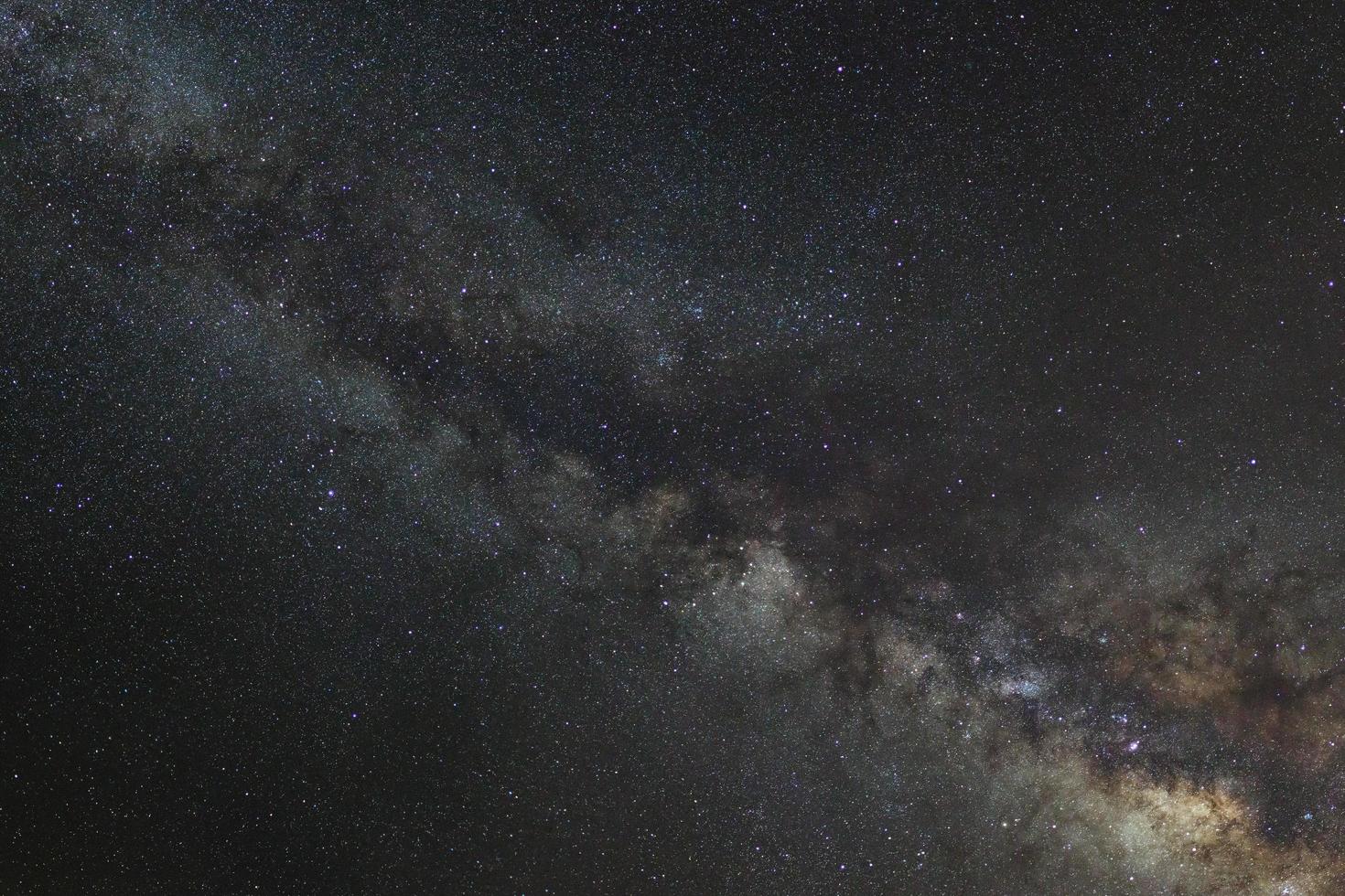 milky way galaxy with stars and space dust in the universe photo