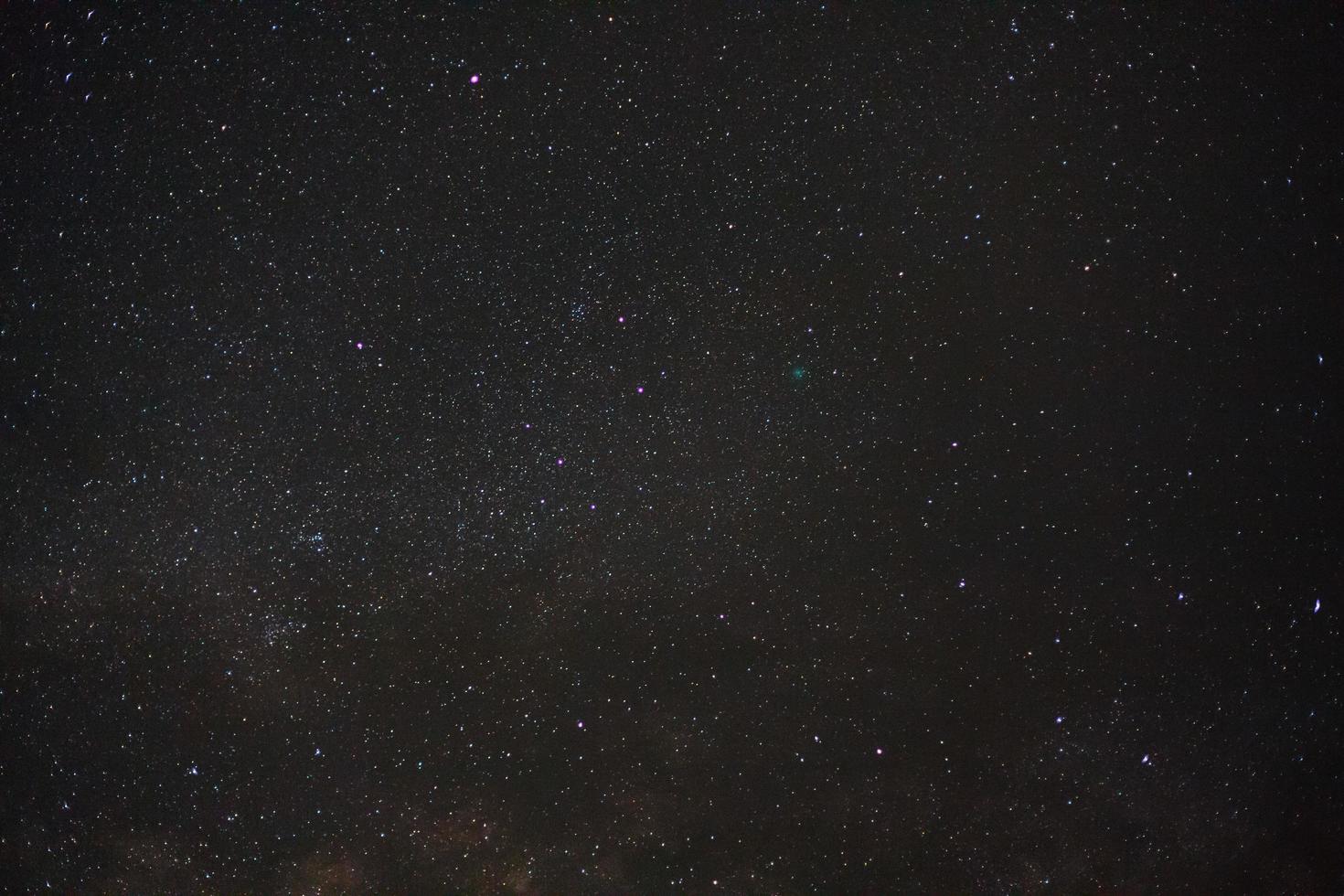 milky way galaxy with stars and space dust in the universe photo