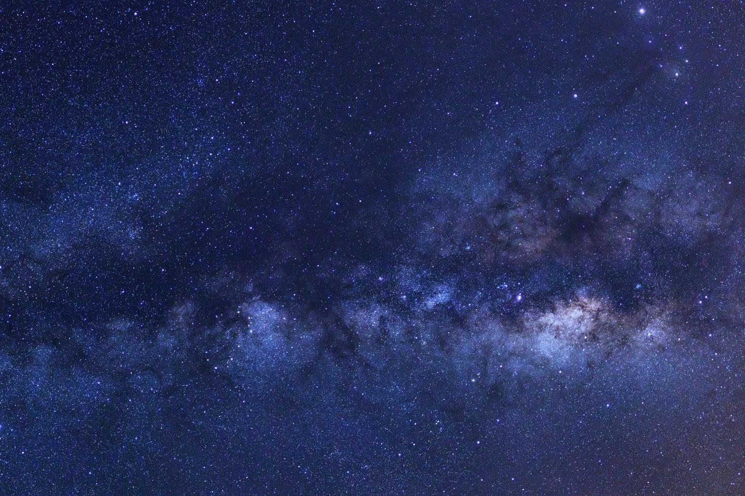 Milky way galaxy with stars and space dust in the universe photo