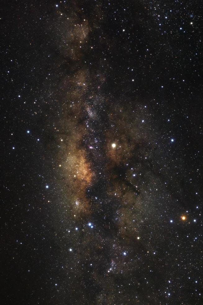 Milky way galaxy with stars and space dust in the universe photo