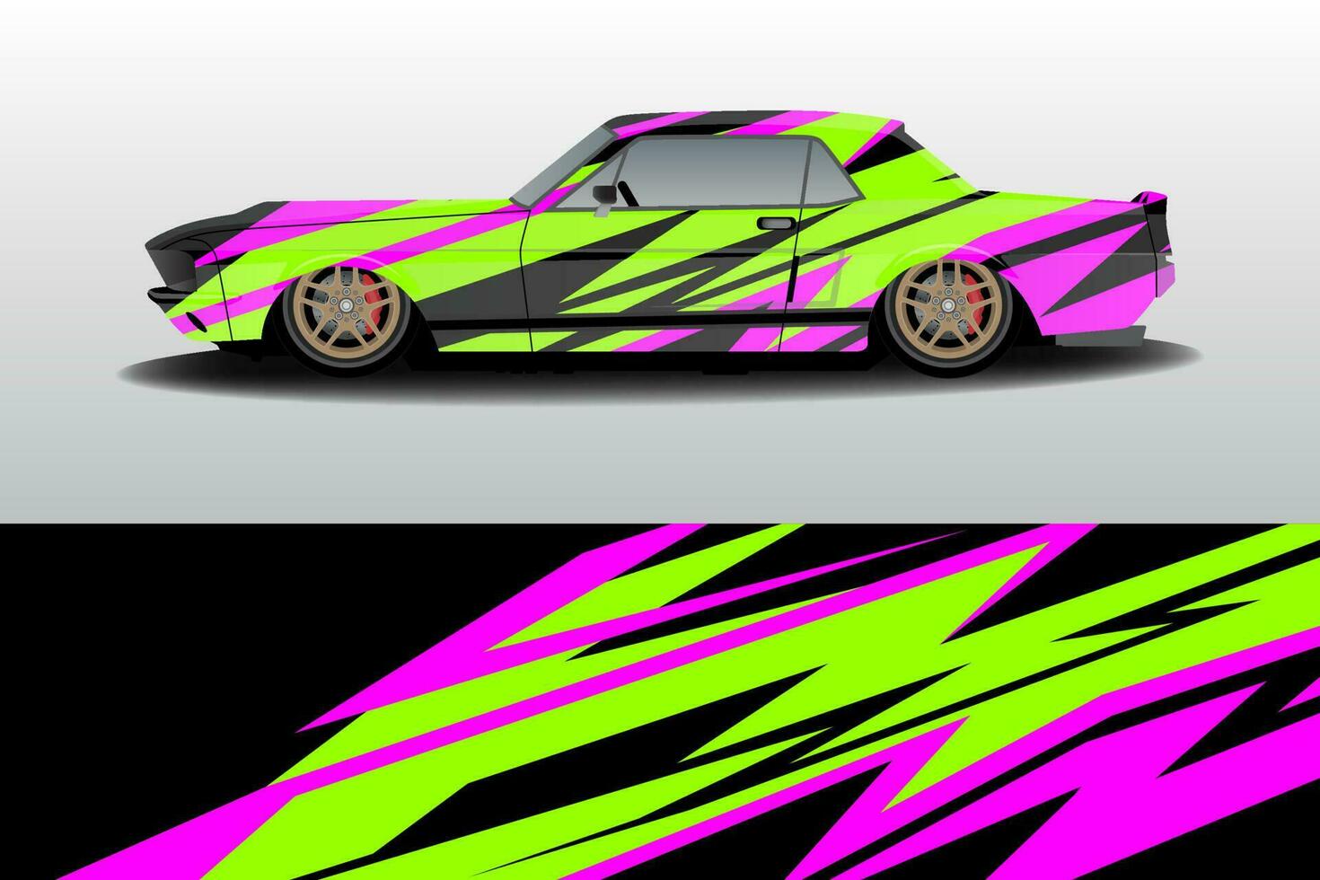 diseño de fondo de coche de carreras de rally vector