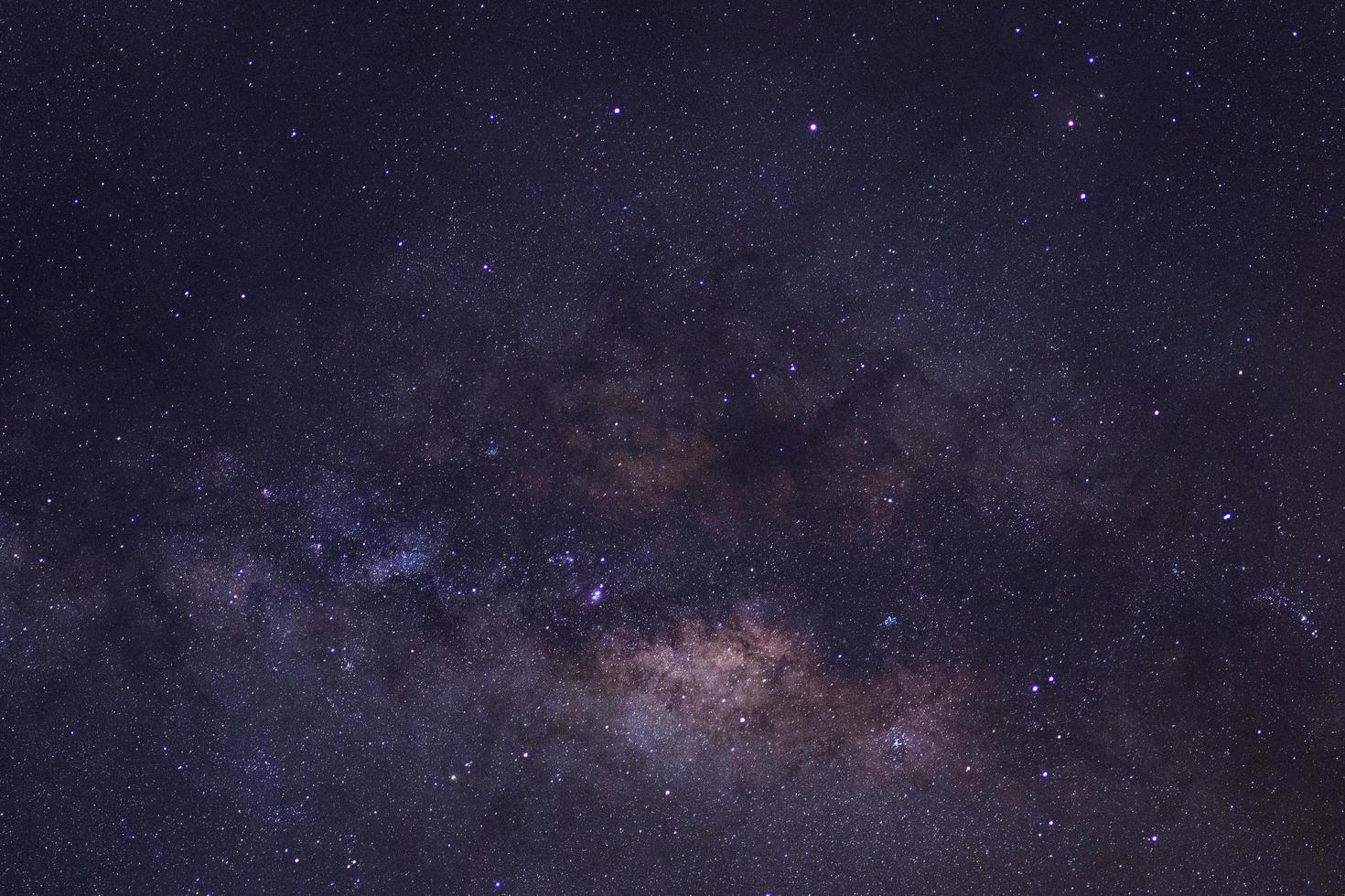 Starry night sky and milky way galaxy with stars and space dust in the universe photo