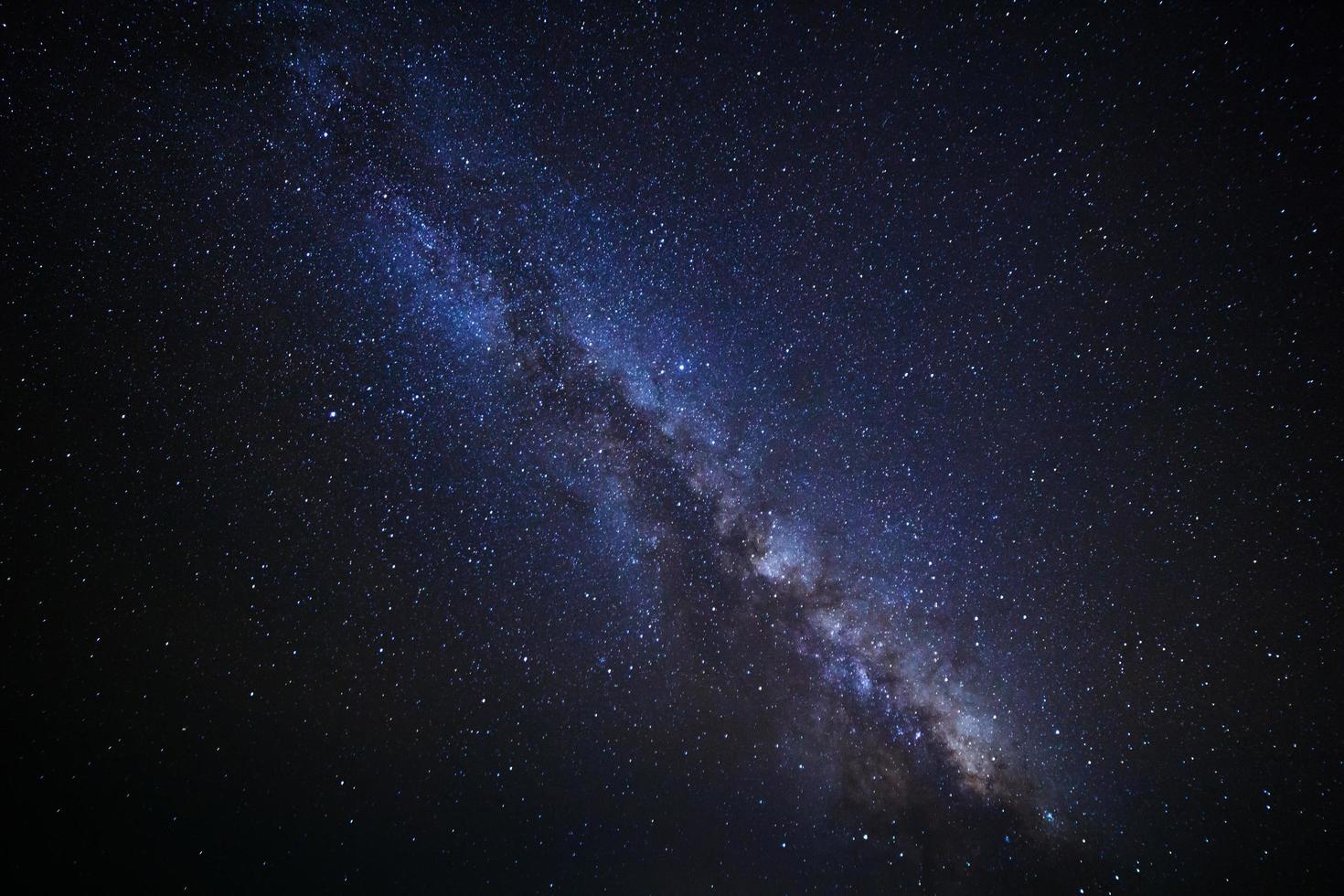 Milky way galaxy with stars and space dust in the universe photo