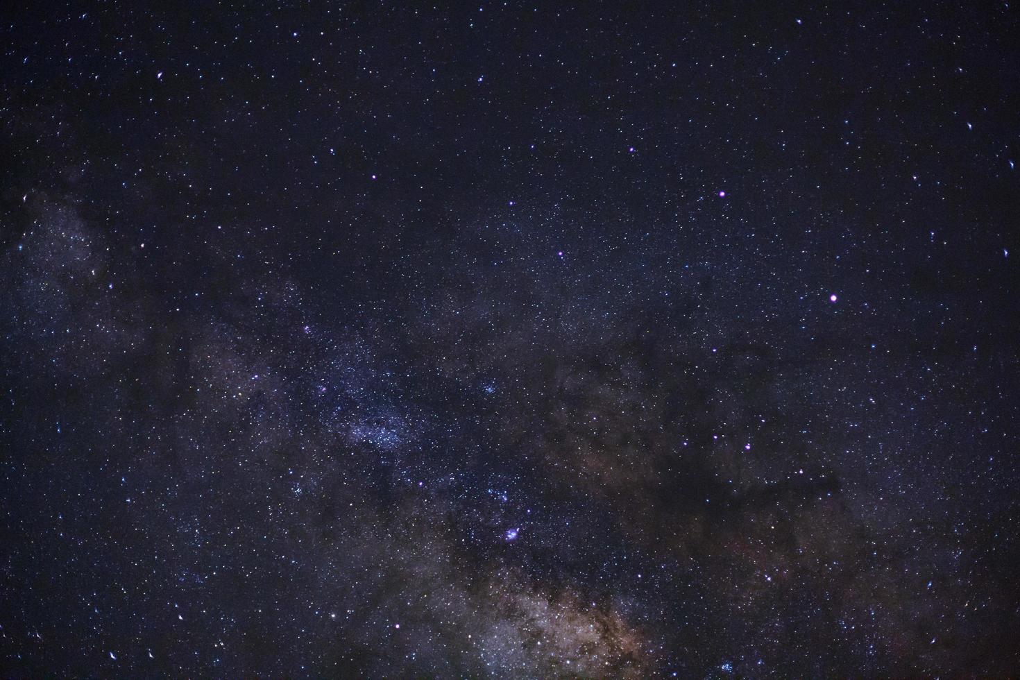 milky way galaxy with stars and space dust in the universe photo