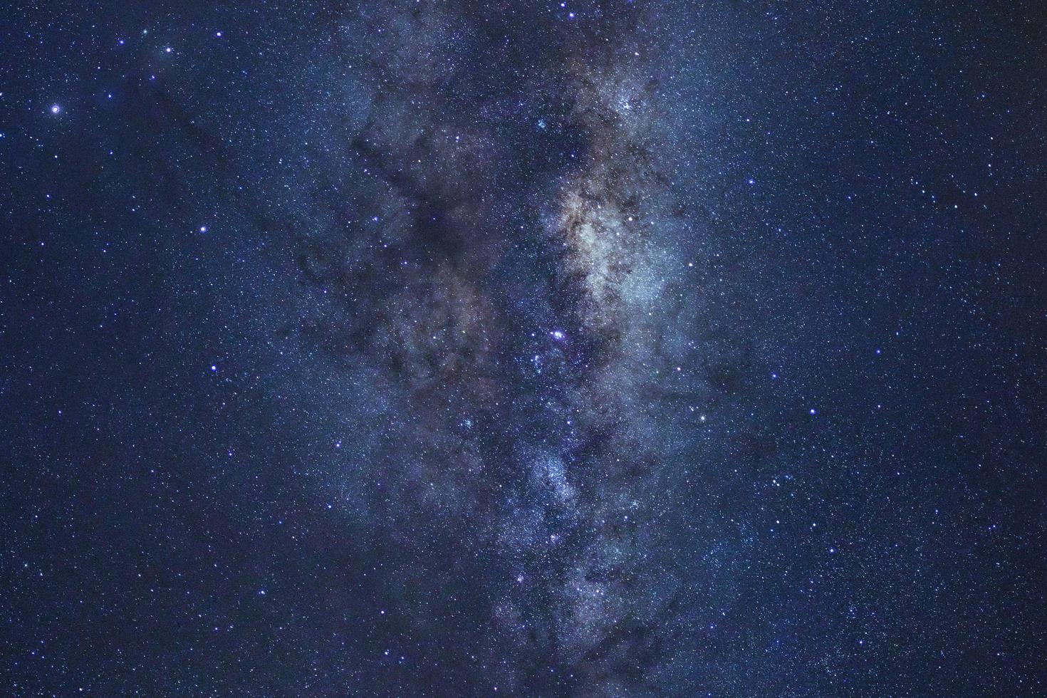 Milky way galaxy with stars and space dust in the universe photo