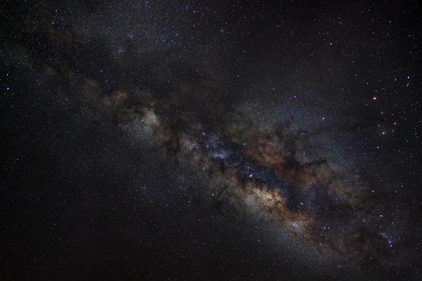 Milky way galaxy with stars and space dust in the universe photo