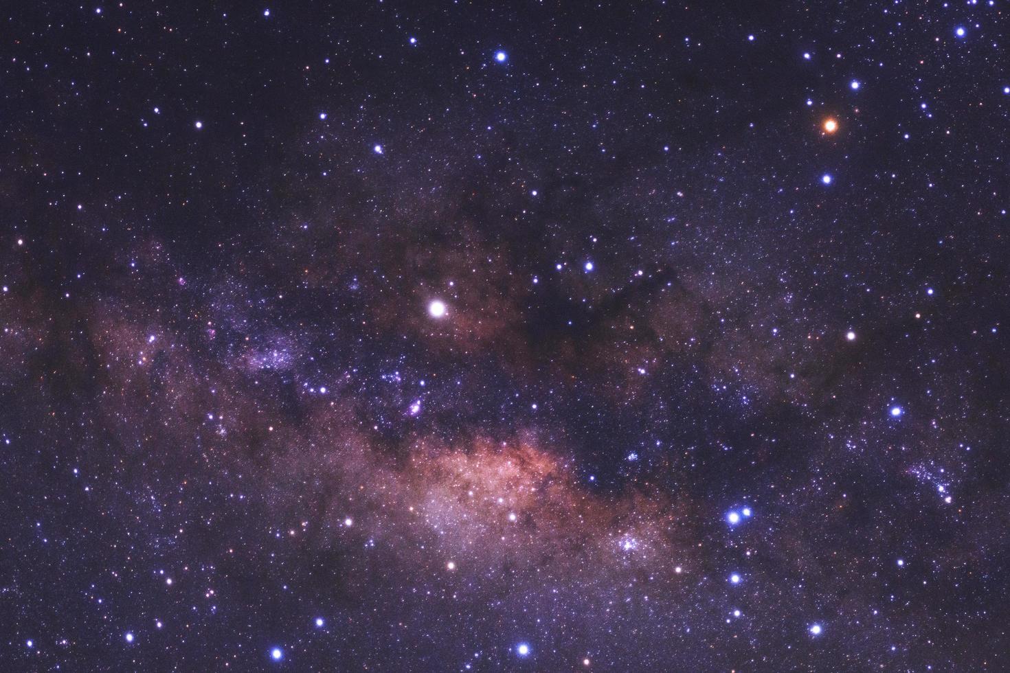 Milky way galaxy with stars and space dust in the universe photo