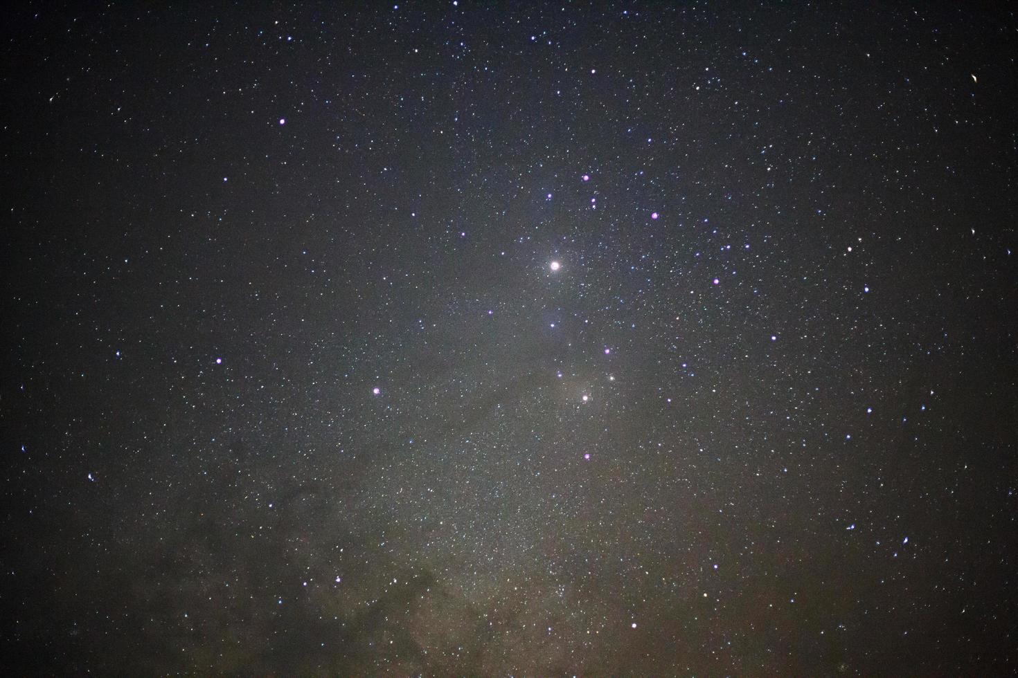 milky way galaxy with stars and space dust in the universe photo