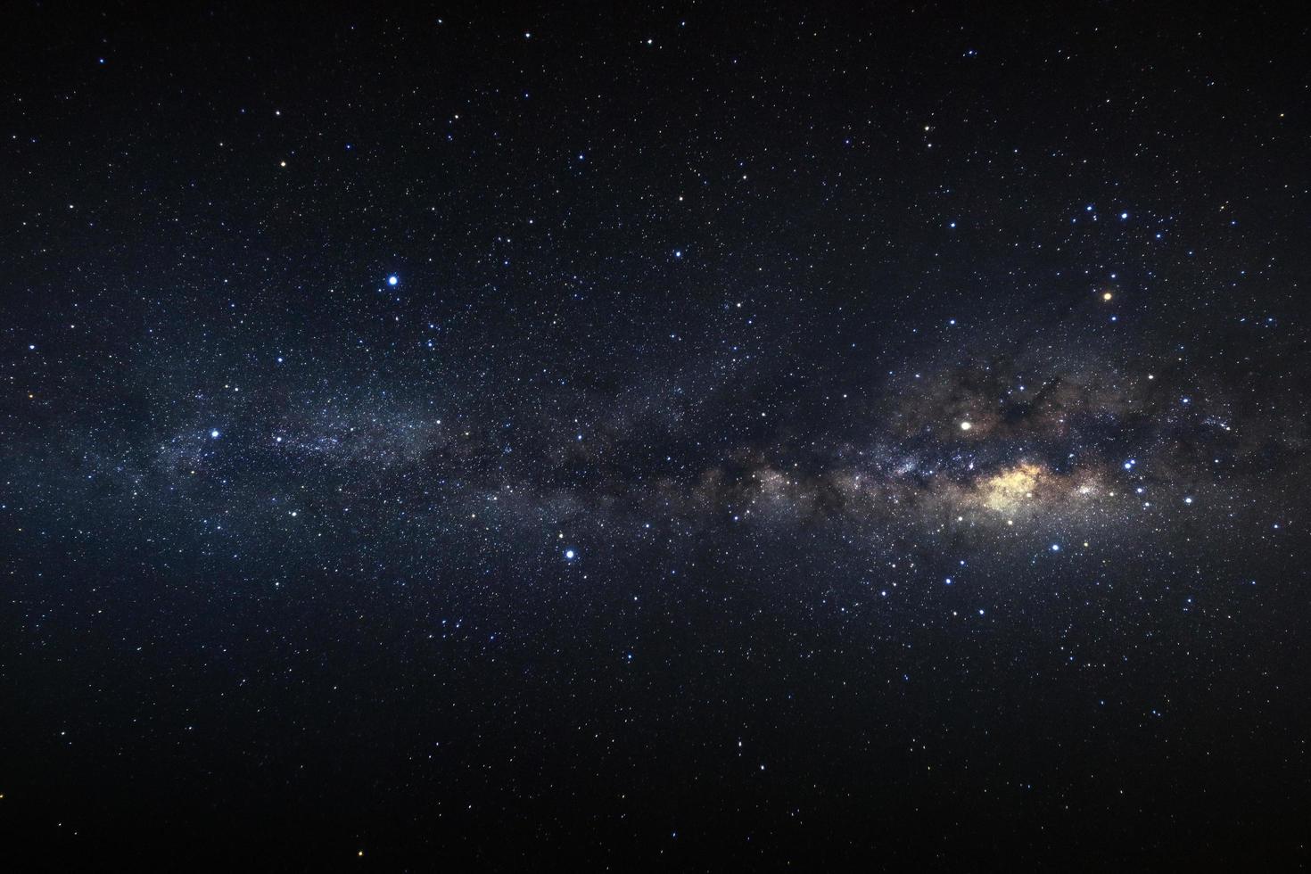 Milky way galaxy with stars and space dust in the universe photo