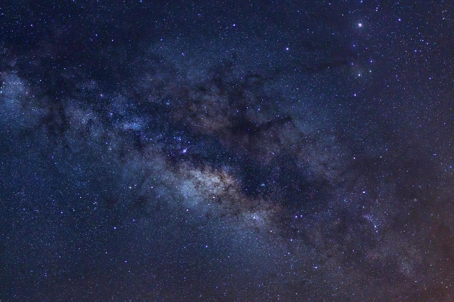 Milky way galaxy with stars and space dust in the universe photo