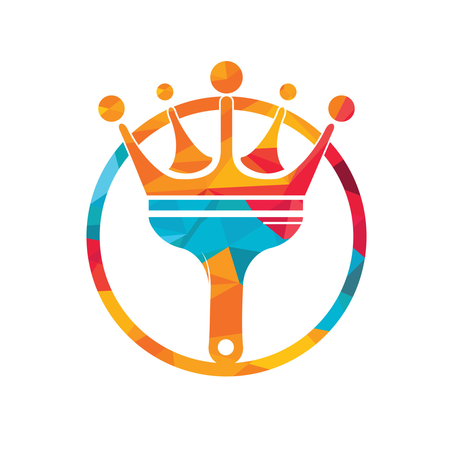 King paint vector logo design. Crown and paint brush icon. 11247571