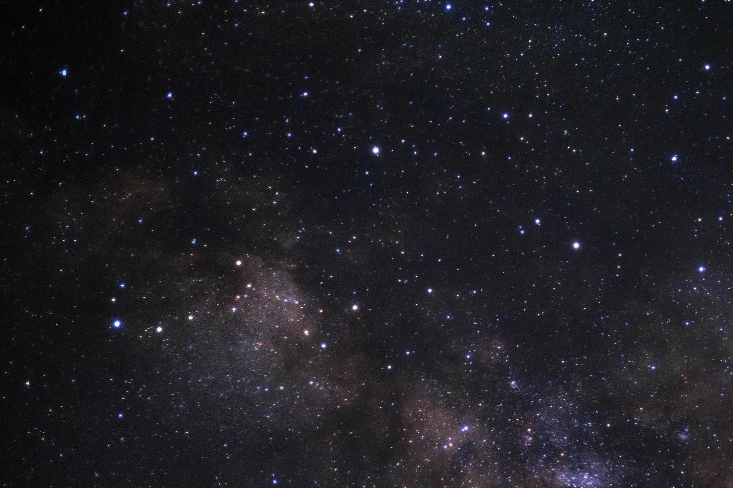 Milky way galaxy with stars and space dust in the universe photo