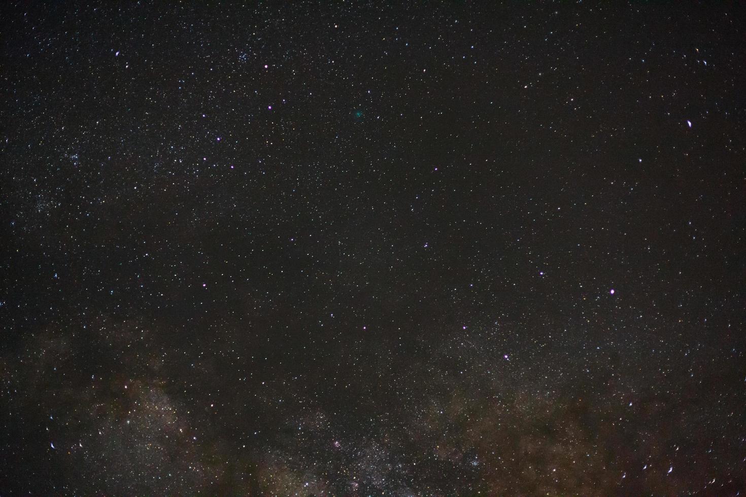 milky way galaxy with stars and space dust in the universe photo