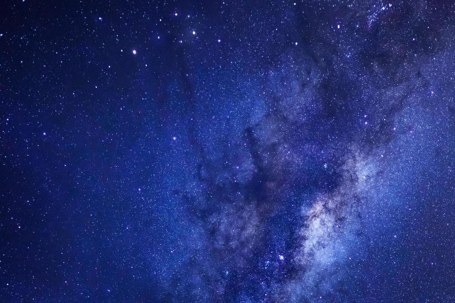 Milky way galaxy with stars and space dust in the universe photo