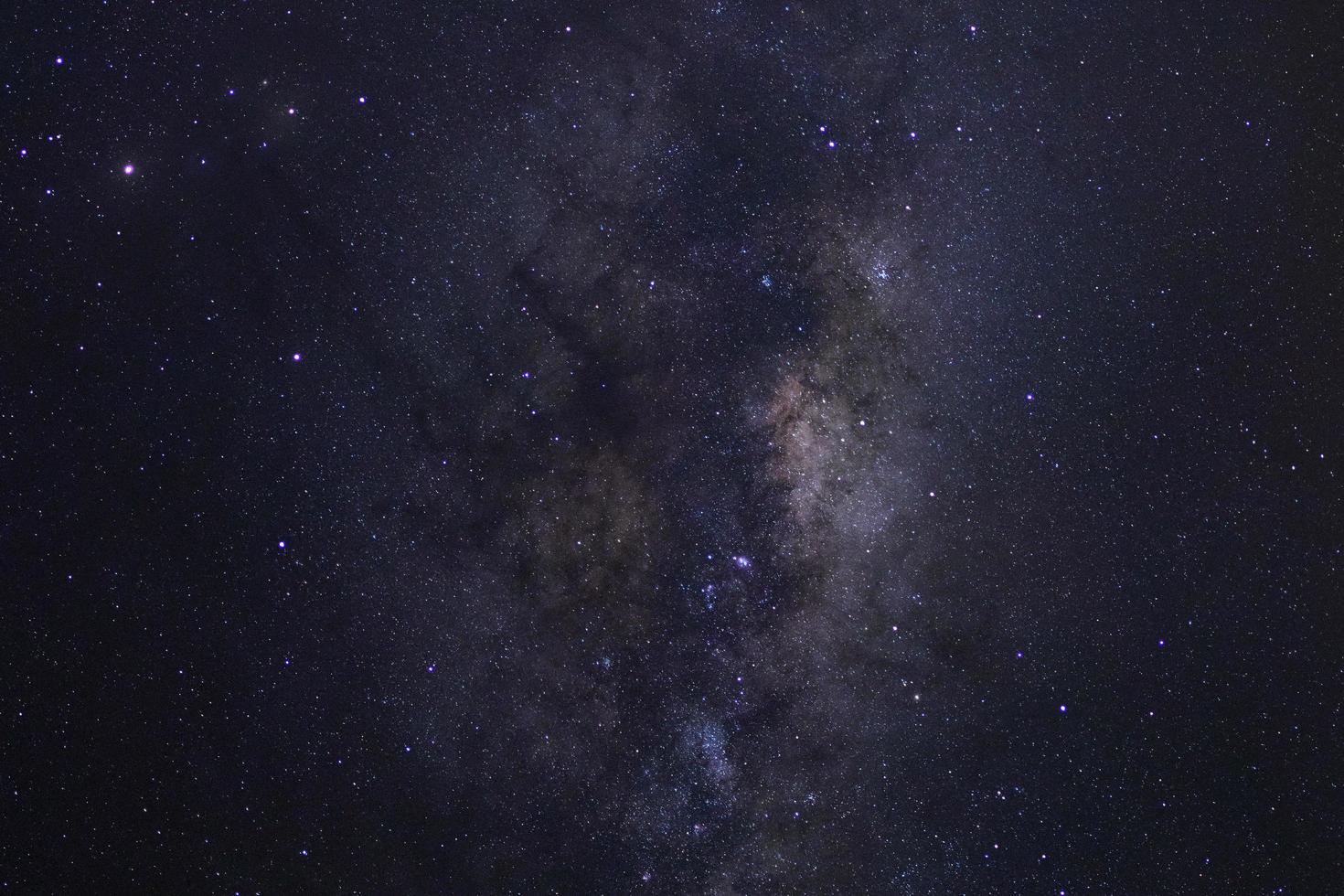 Milky way galaxy with stars and space dust in the universe photo