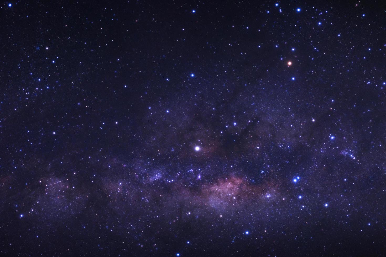 Milky way galaxy with stars and space dust in the universe photo