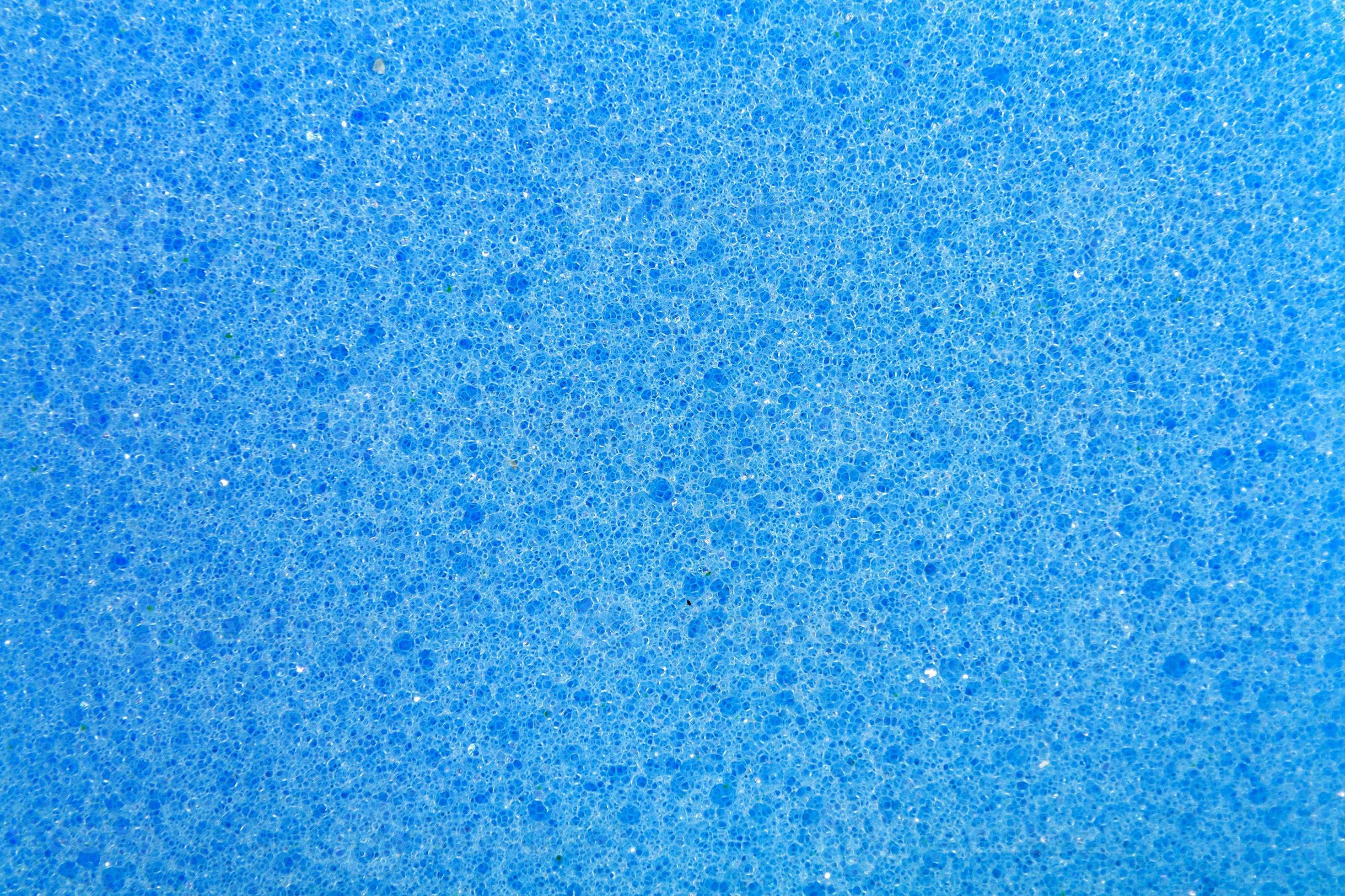 Blue sponge detail texture, sponge texture background 11248214 Stock