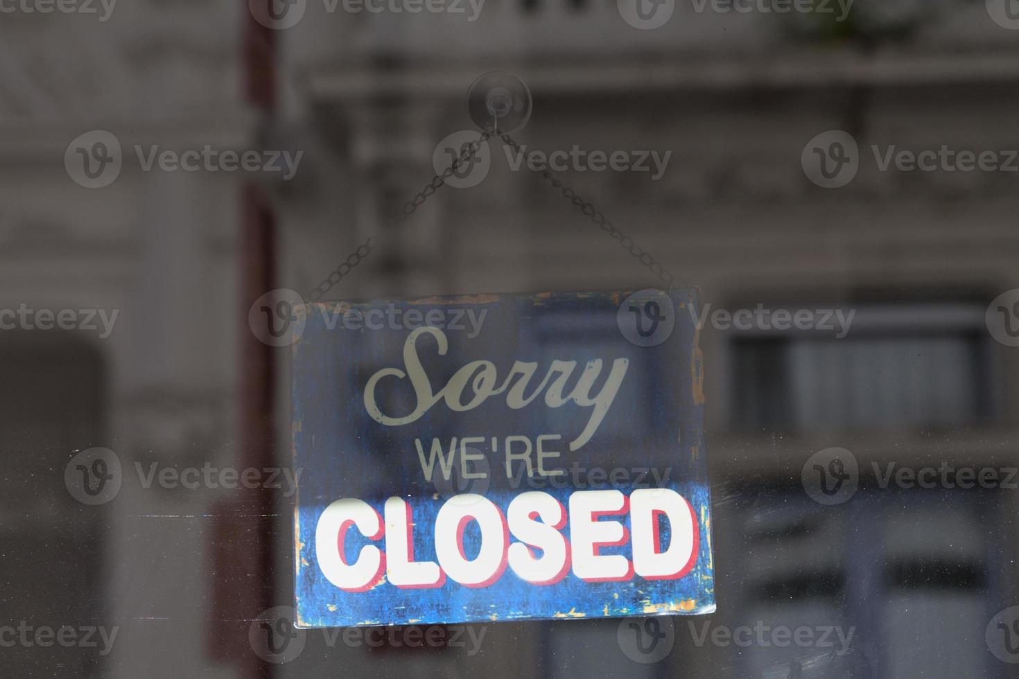 Sorry, we're closed - Closed sign photo
