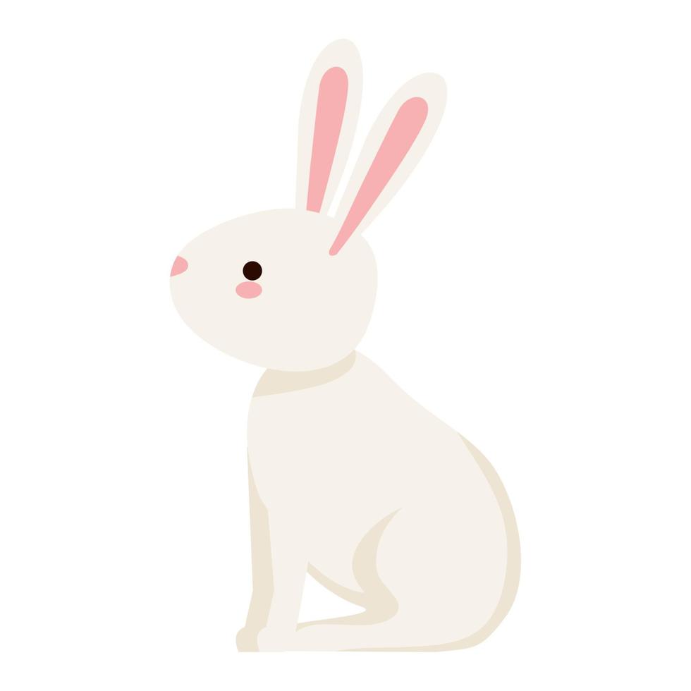 cute little rabbit vector