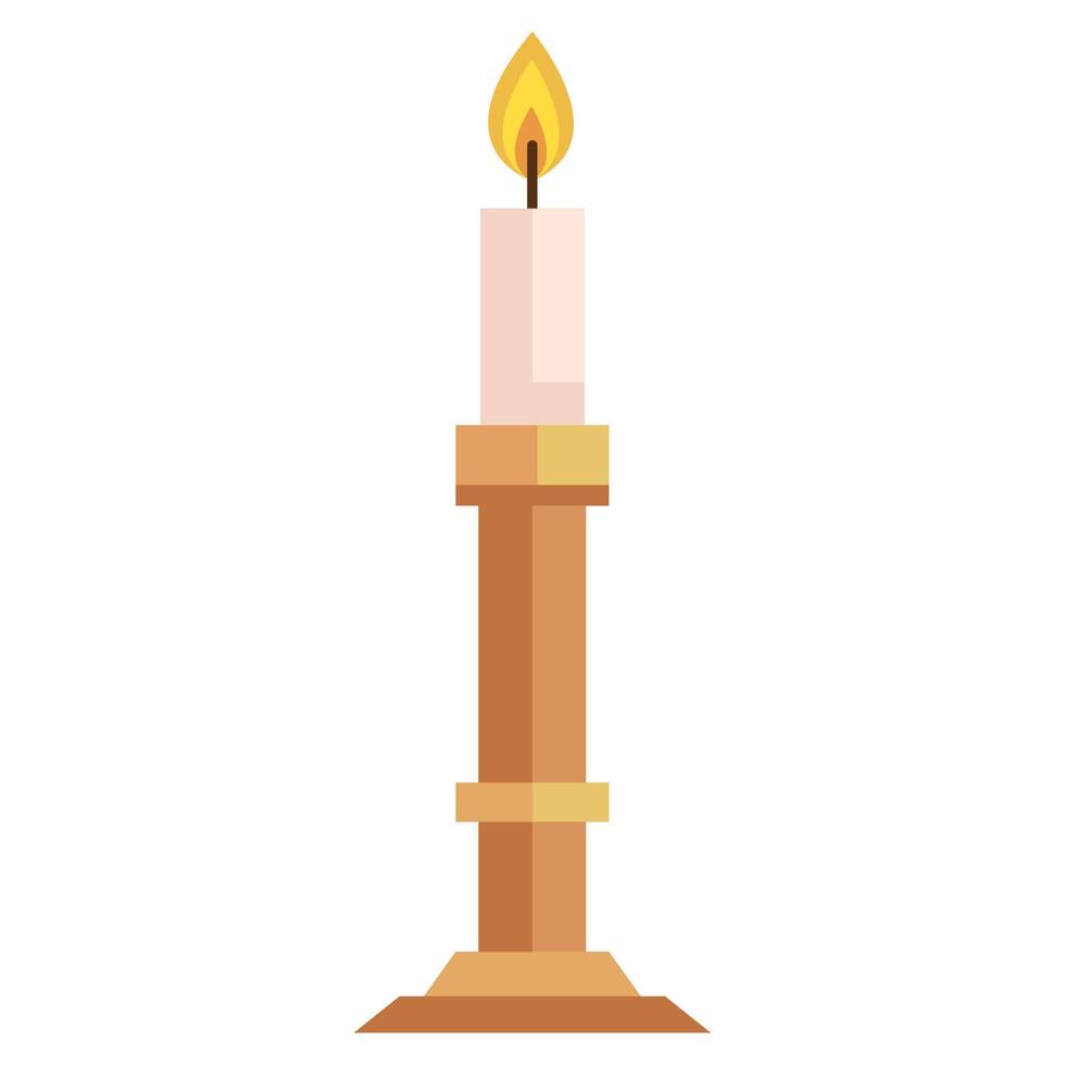 candle in chandelier vector