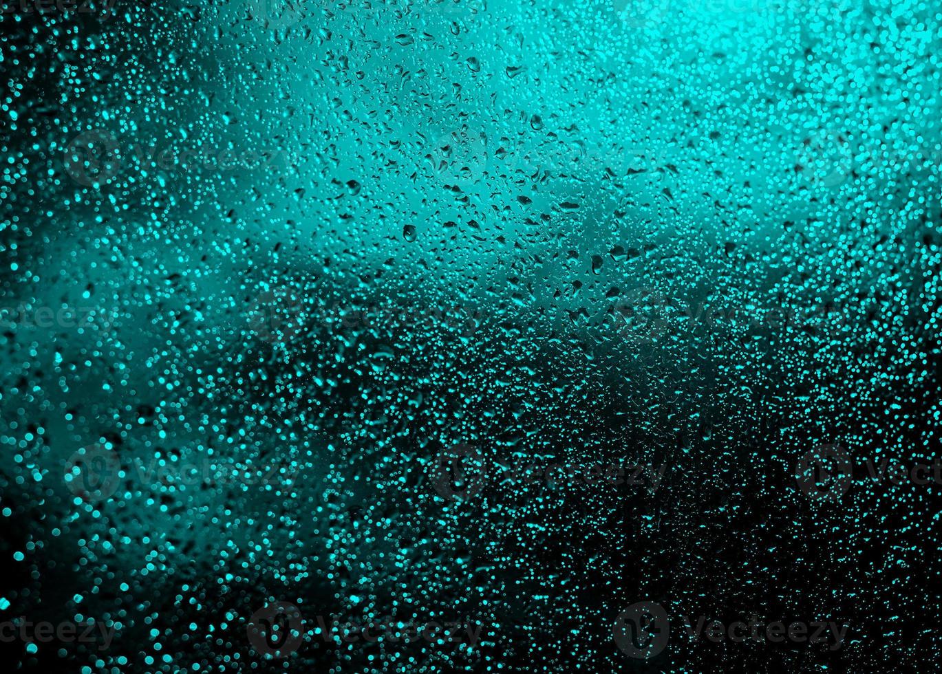 Water drops on window photo