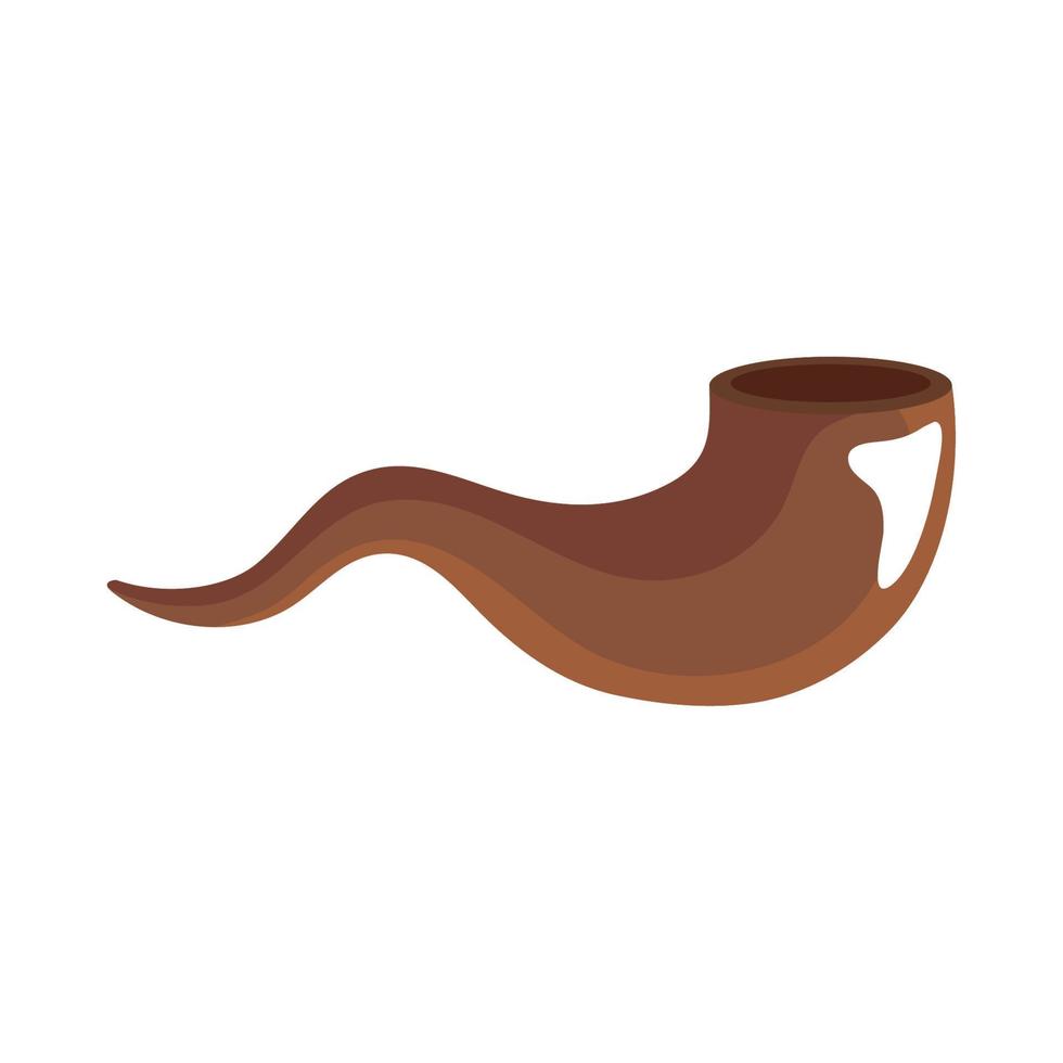 sacred jewish horn vector