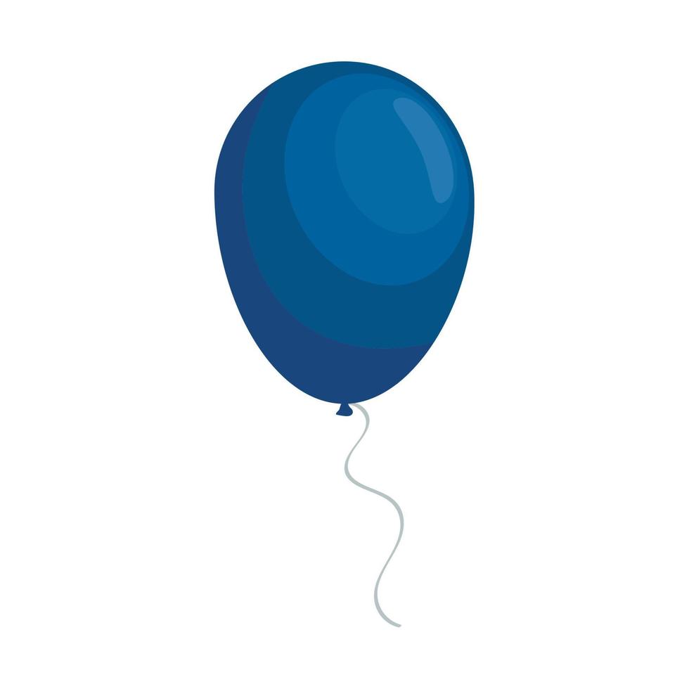 blue balloon helium vector