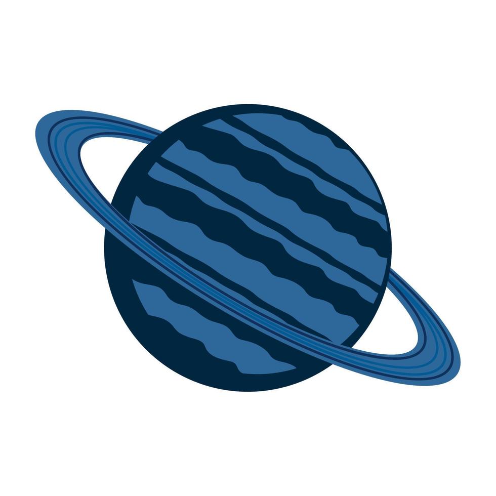 saturn planet space outer vector