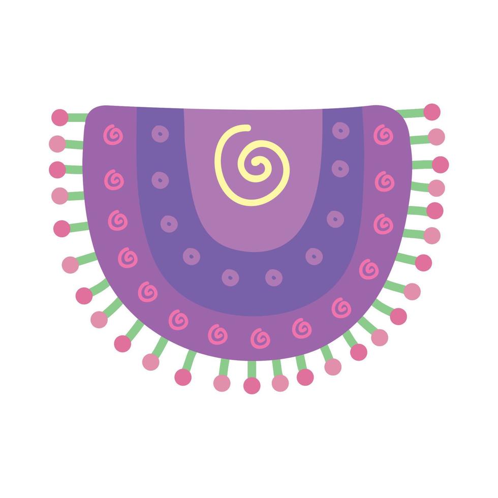 llama pad purple accessory vector