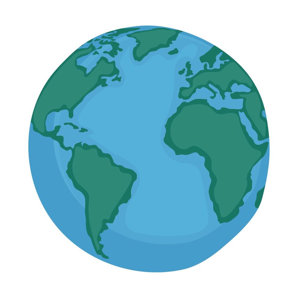 world planet earth vector